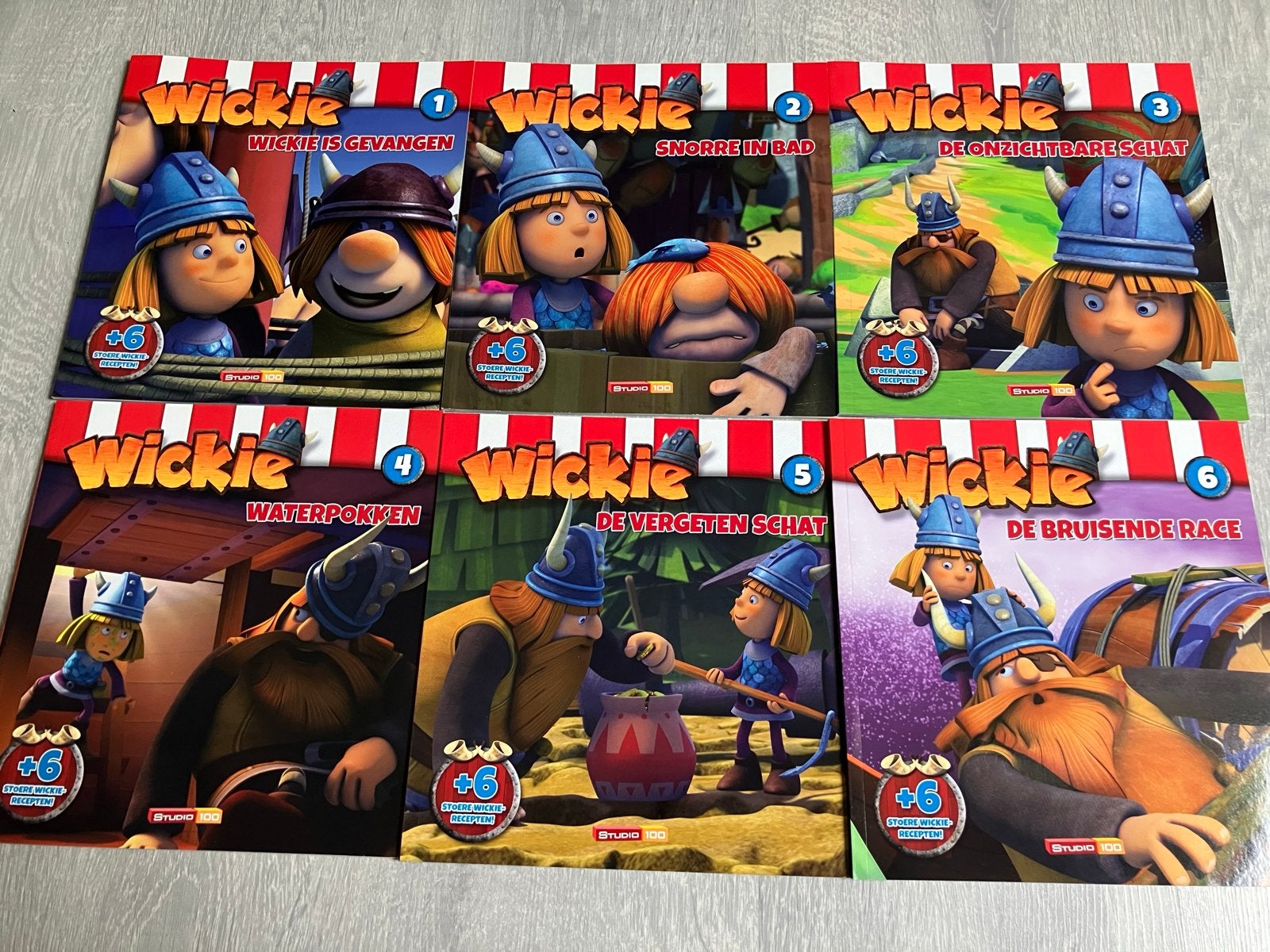 Wickie de Viking boekenreeks - 6 delen nieuw, Boeken, Ophalen of Verzenden, Nieuw, Fictie algemeen