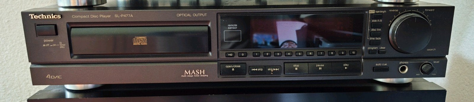 Technics SL-P477A cd speler, Ophalen of Verzenden, Gebruikt, Overige merken