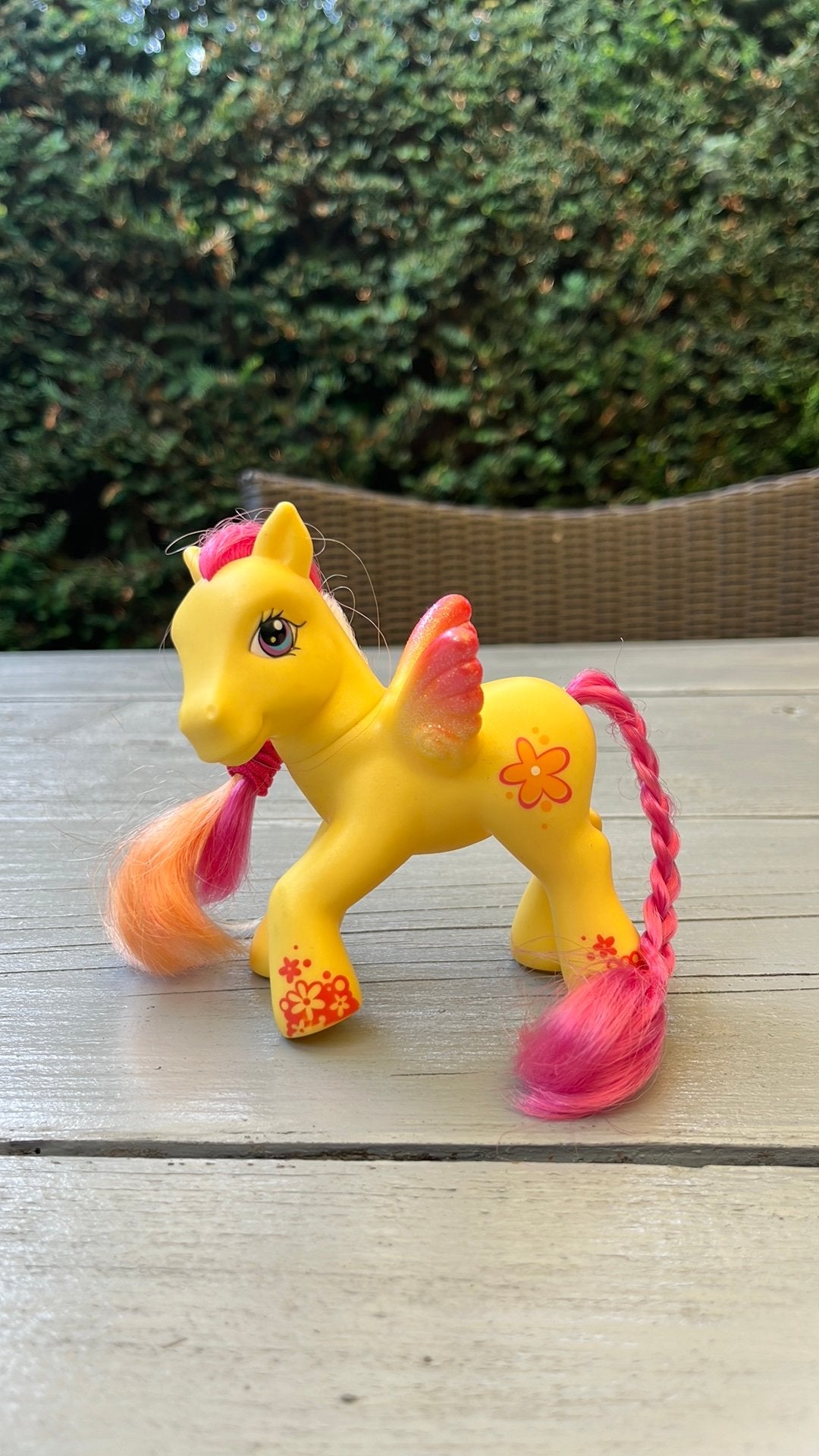 Hasbro my little pony pearly pie g3 geel 2005, Ophalen of Verzenden, Zo goed als nieuw