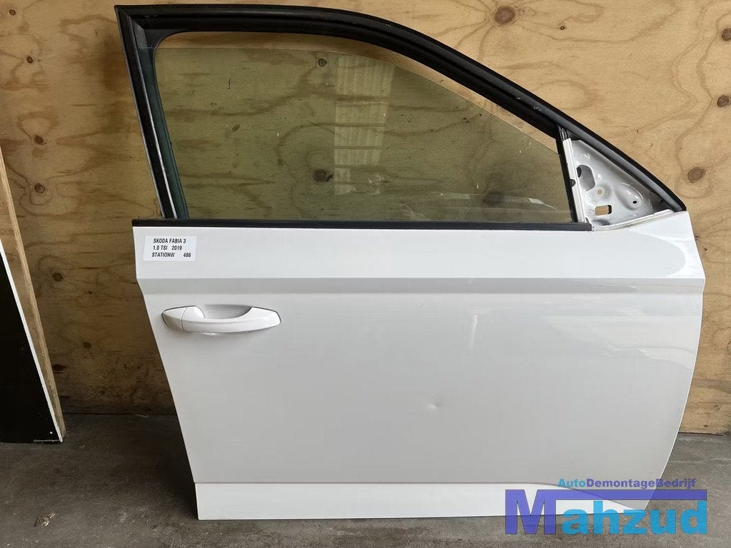SKODA FABIA 3 Wit Station rechts voor deur 2014-2021, Deur, Skoda, Gebruikt, Infoline@skoda-auto.cz