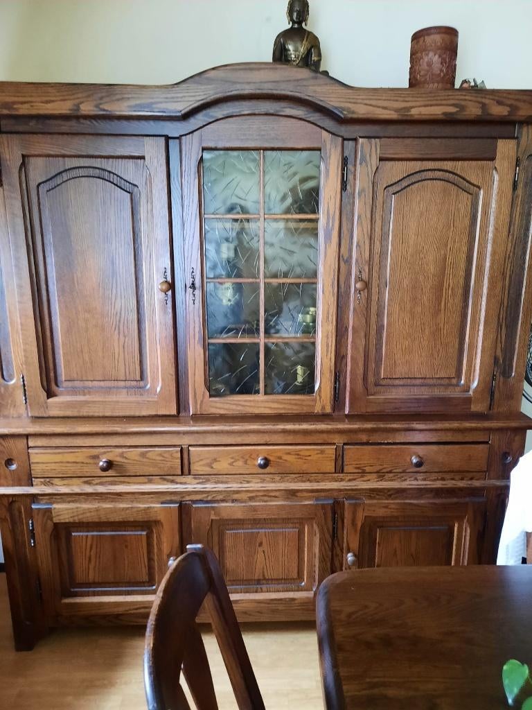 Kast Vol eiken  1m93 -1m86 -48cm, Ophalen, Met deur(en), 150 tot 200 cm, Eikenhout