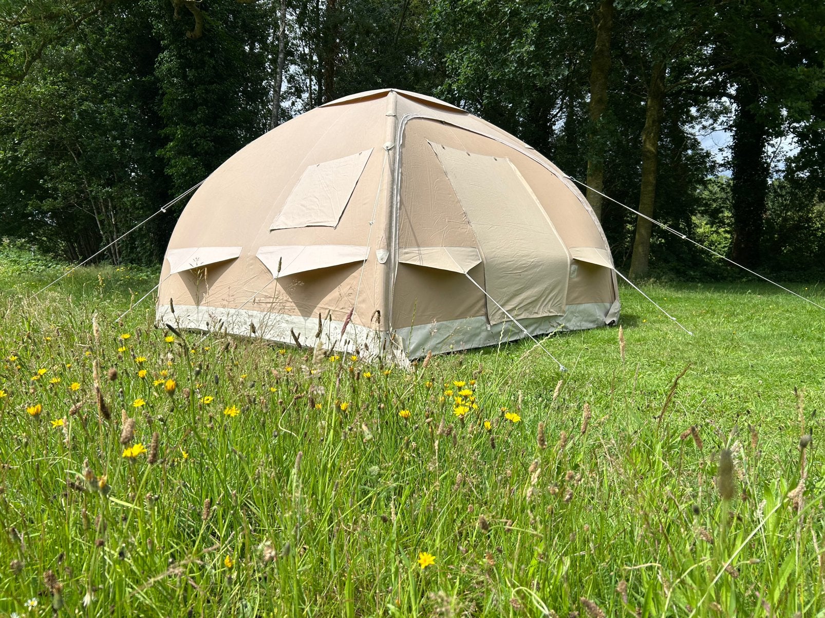 Karsten oppomp tent 325, Ophalen, Zo goed als nieuw, Tot en met 4