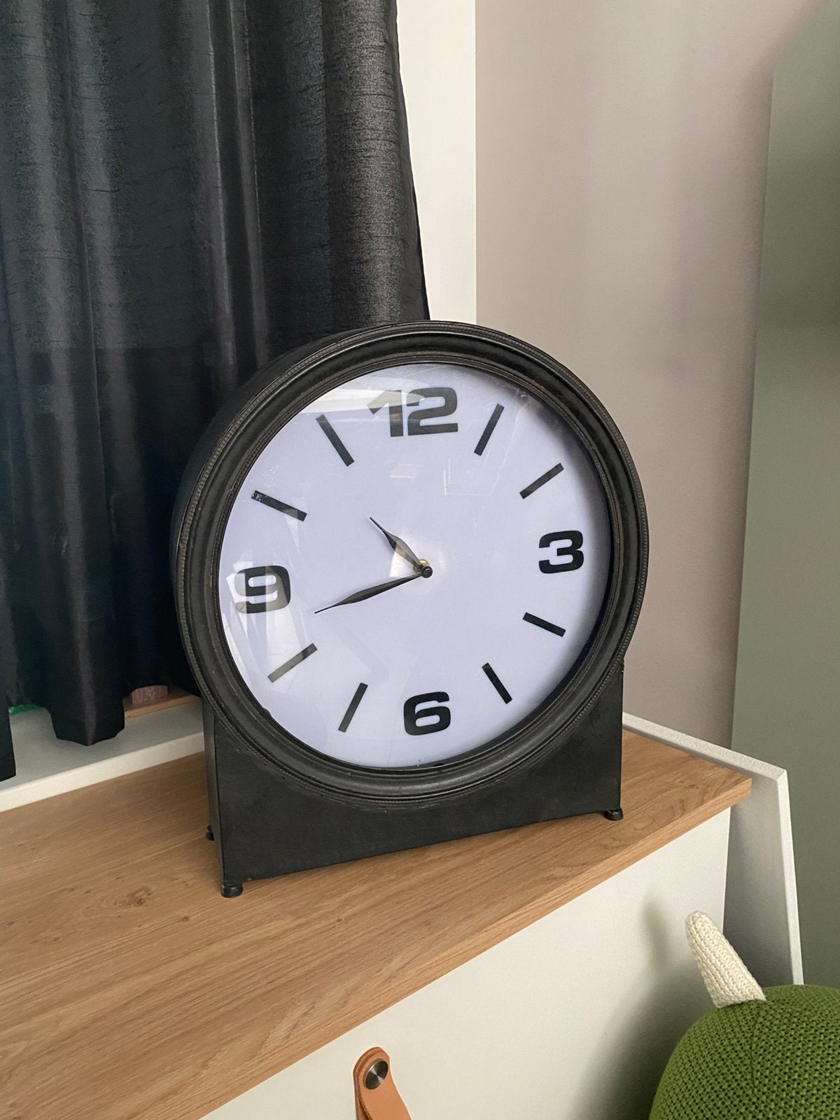 Decoratieve staande industriële klok, Ophalen, Zo goed als nieuw, Staande klok
