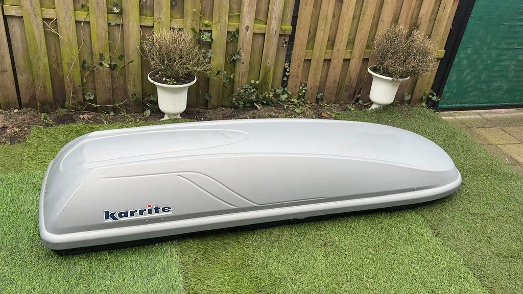 Dakkoffer Skibox Thule Karrite, Auto diversen, Dakkoffers, Gebruikt, Ophalen