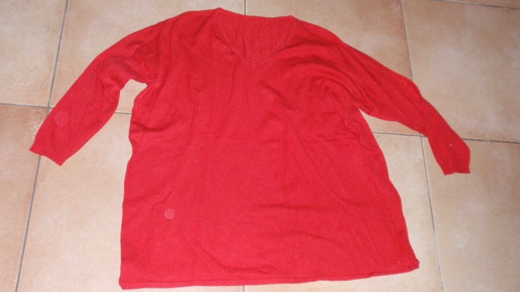 NIEUW Damestrui rood V hals viscose langmodel wijdvallend XL, Ophalen of Verzenden, Nieuw, Maat 46/48 (XL) of groter, Rood