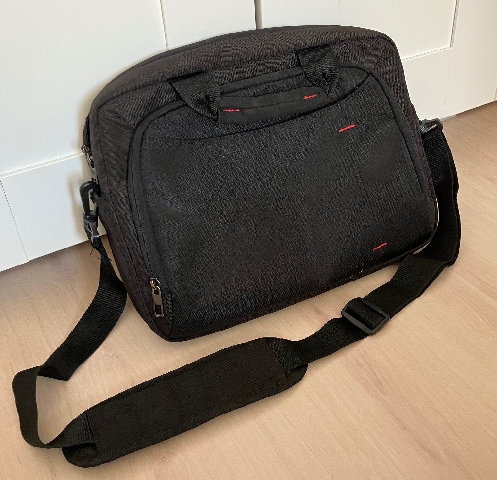 Laptop tas, Samsonite, Computers en Software, Laptoptassen, Ophalen, Gebruikt, Schoudertas, 14 inch