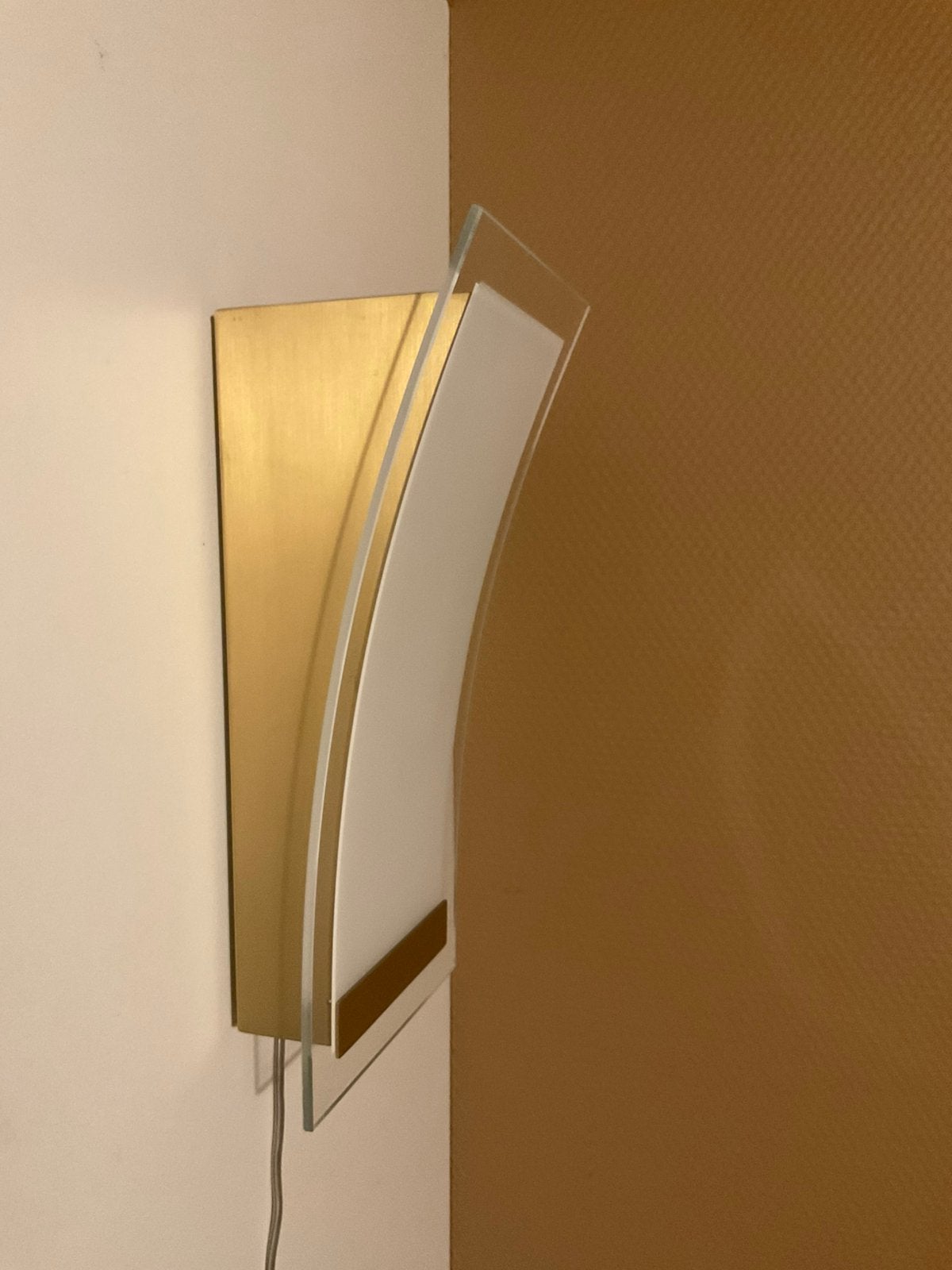Prachtige wandlamp van Grossmann Leuchten, Gebruikt, Ophalen of Verzenden, Glas, Wandlamp