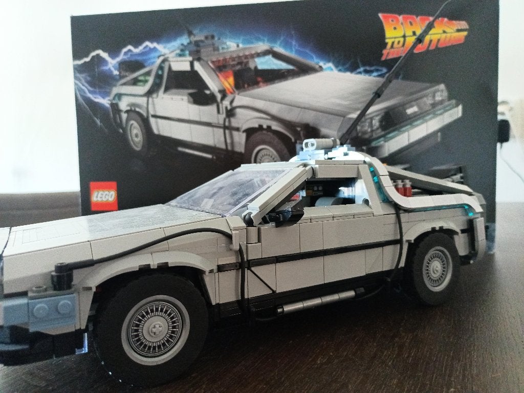 Back to the Future tijdmachine #10300, Ophalen, Lego, Zo goed als nieuw, Inclusief accessoires