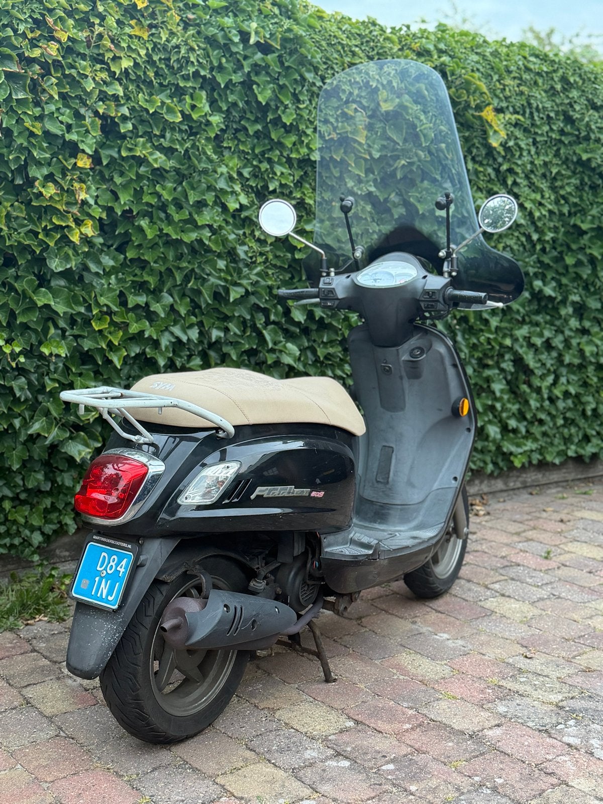 Sym Fiddle 2 scooter - Zwart, Ophalen, Gebruikt, Maximaal 45 km/u, Benzine