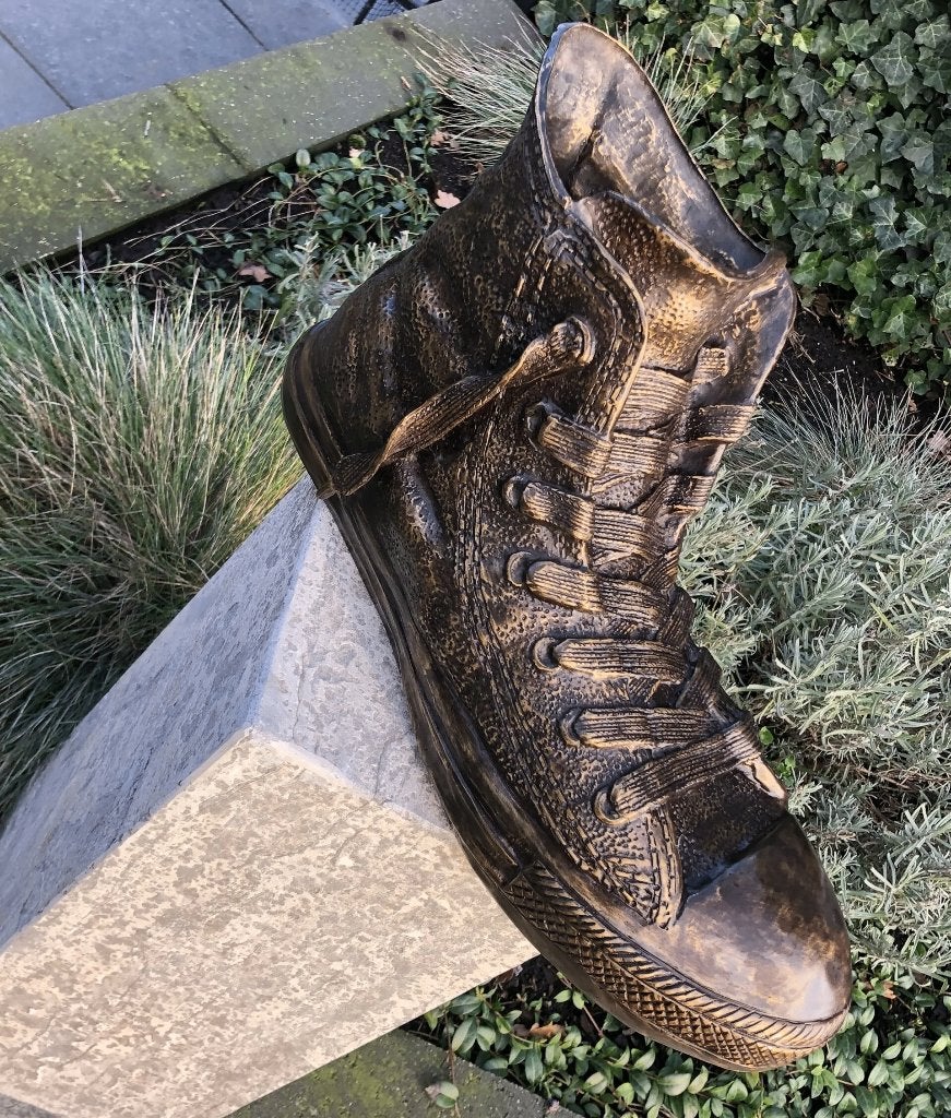 Maat 68 een super leuke bronzen schoen ook voor d tuin, Tuin en Terras, Tuinbeelden, Verzenden, Nieuw, Overige materialen