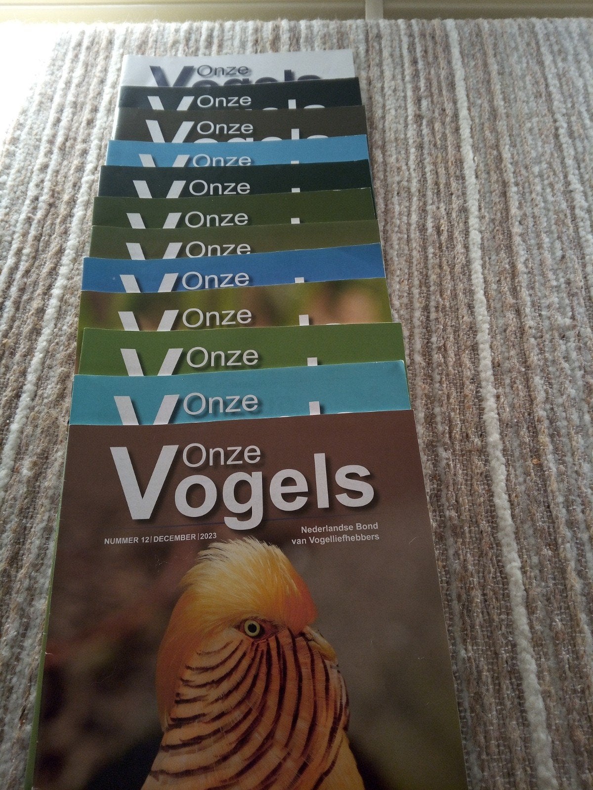 Onze Vogels NBvV 2023 en 2024 Complete Jaargangen ZGAN !!!, Ophalen of Verzenden, Zo goed als nieuw, Overige typen