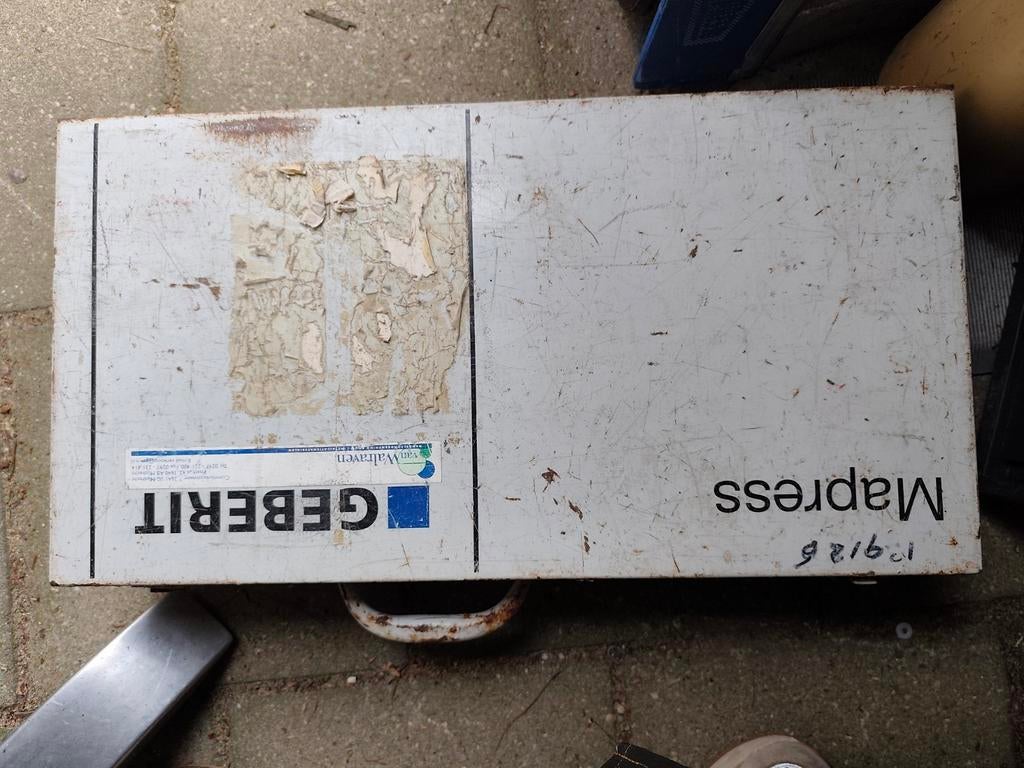 Geberit Mapress ECO 201 Perstang werkt niet TH 16 persbek, Ophalen, Gebruikt