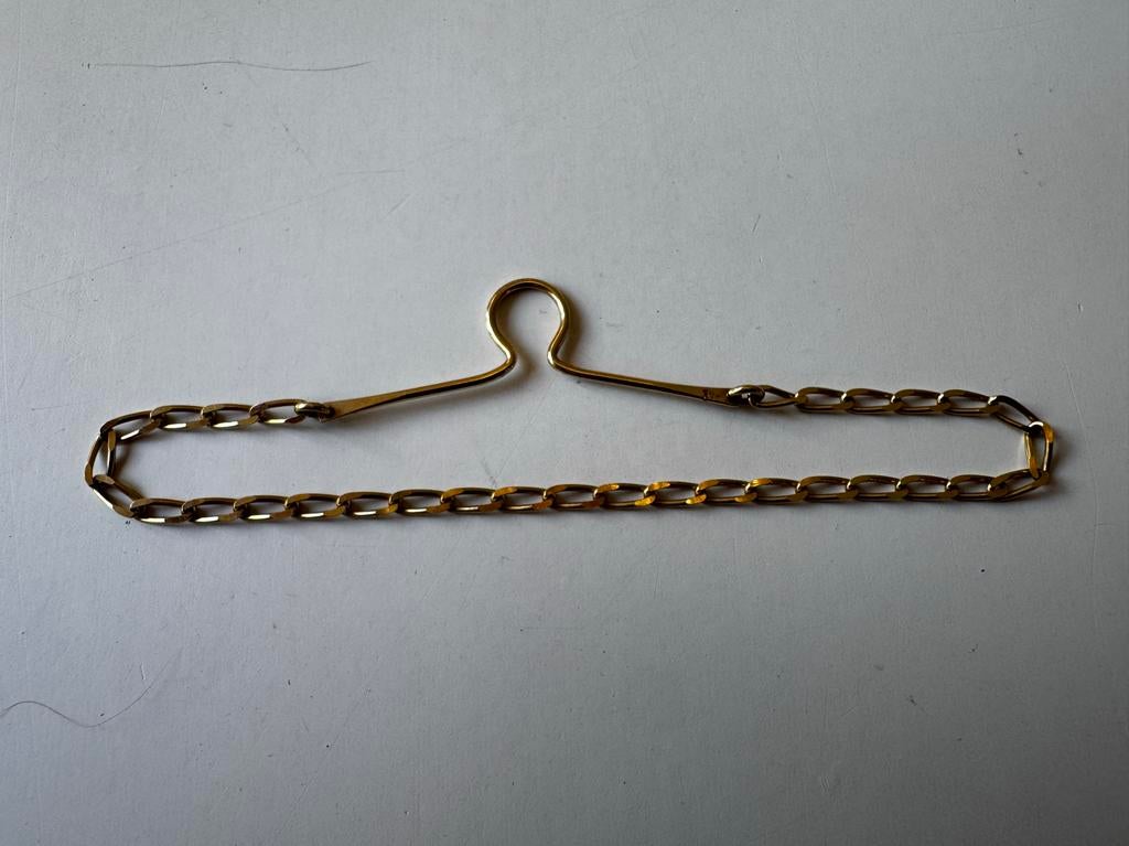 Vintage 9 Karaat Gouden Stropdashouder / Dasspeld, 1,74 gram, Antiek en Kunst, Ophalen of Verzenden, Goud