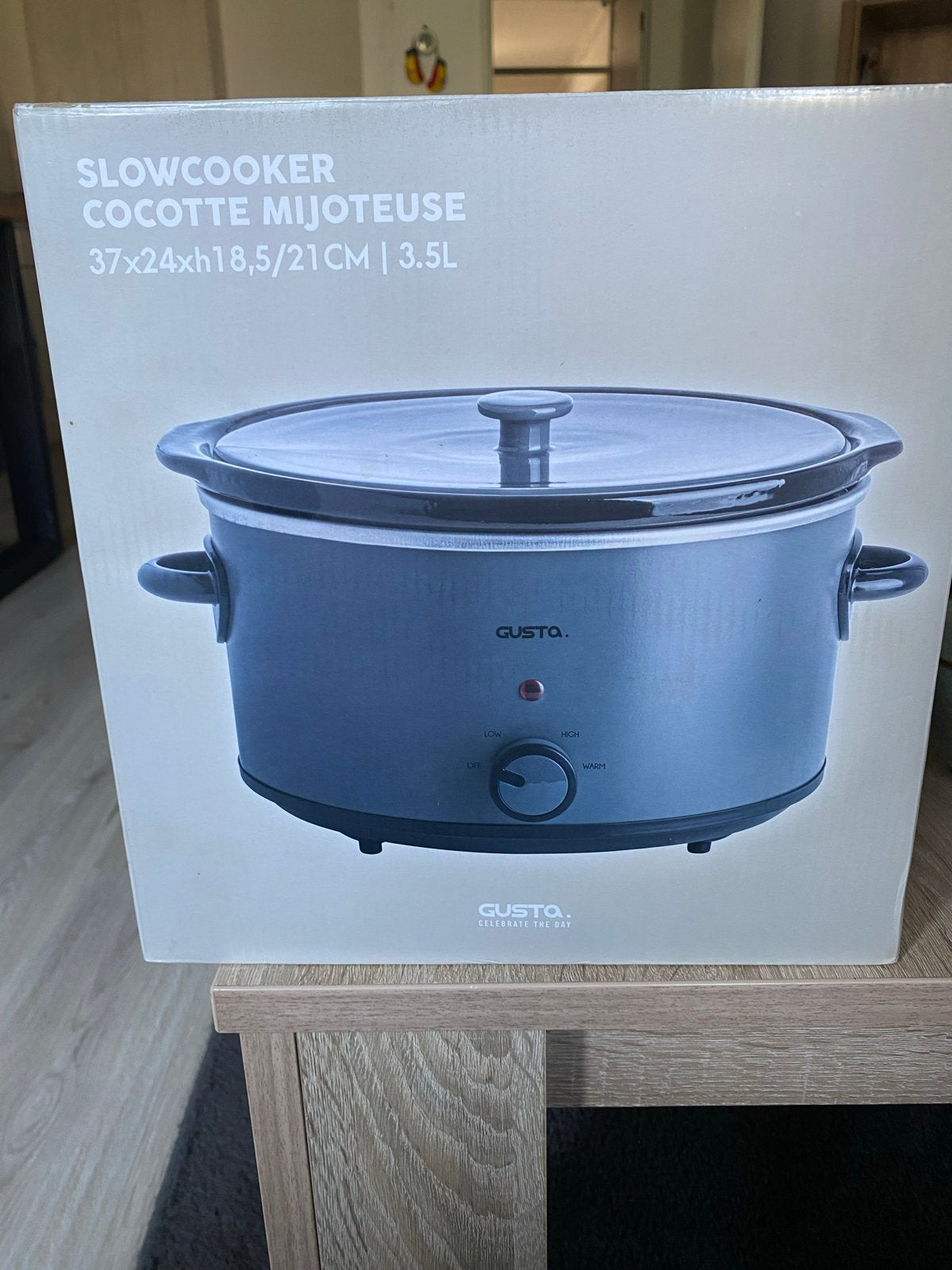 Gusta Slowcooker Cocotte Mijoteuse 3.5L - Nieuw in doos, Ophalen, Nieuw