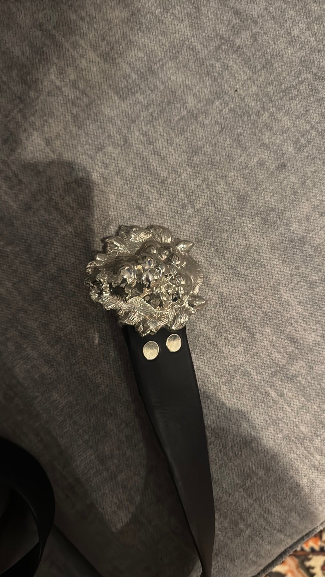 Versace riem, Ophalen of Verzenden, Zo goed als nieuw, Zwart, 80 tot 90 cm