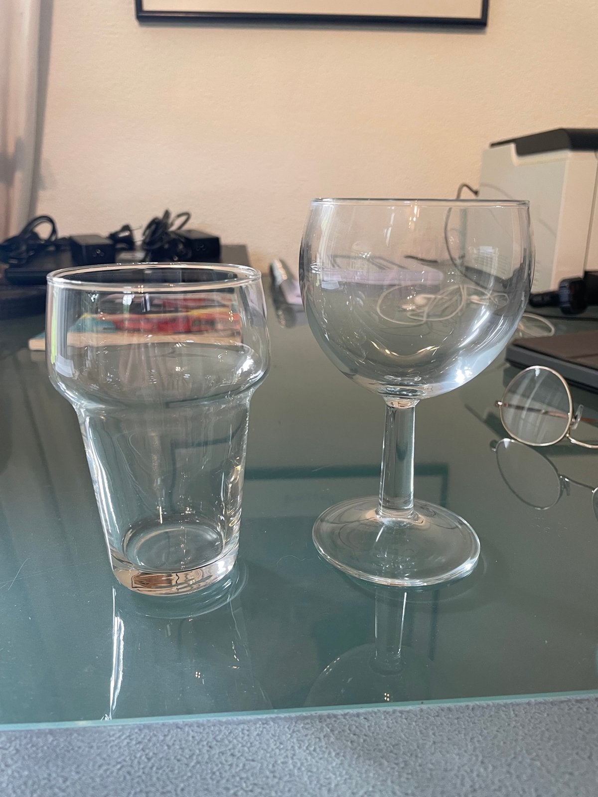 Bier- en wijnglazen (ca 80 stuks) - Gratis af te halen, Ophalen, Gebruikt, Glas