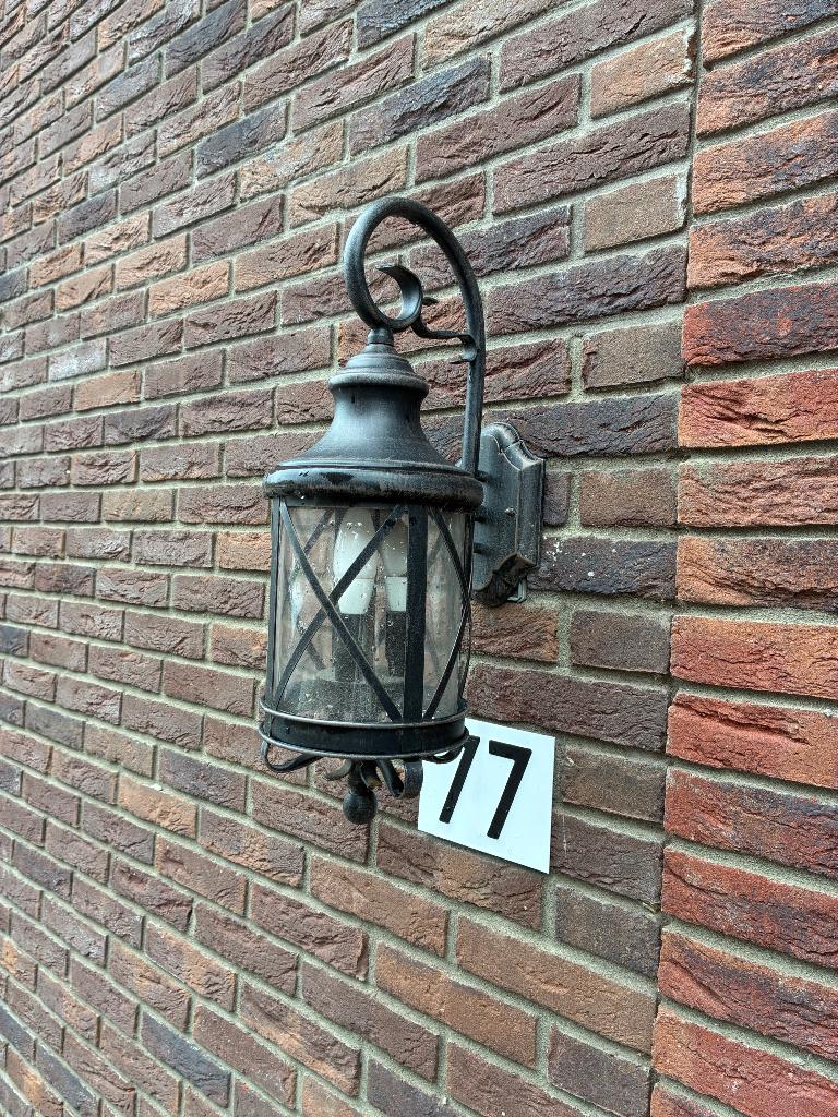 Buitenlamp, Tuin en Terras, Gebruikt, Wandlamp, Ophalen of Verzenden, Netvoeding