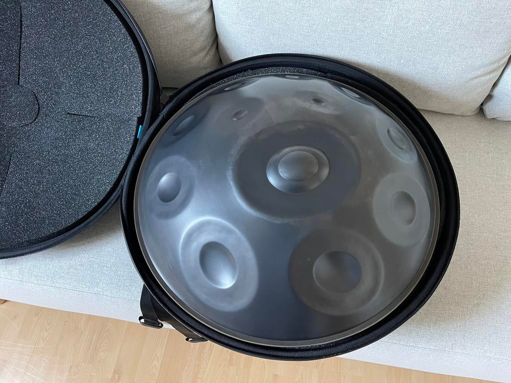 Handpan Ayasa D kurd 12 (tonen) incl. Hardcase Evatek, Muziek en Instrumenten, Ophalen of Verzenden, Zo goed als nieuw, Melodische percussie