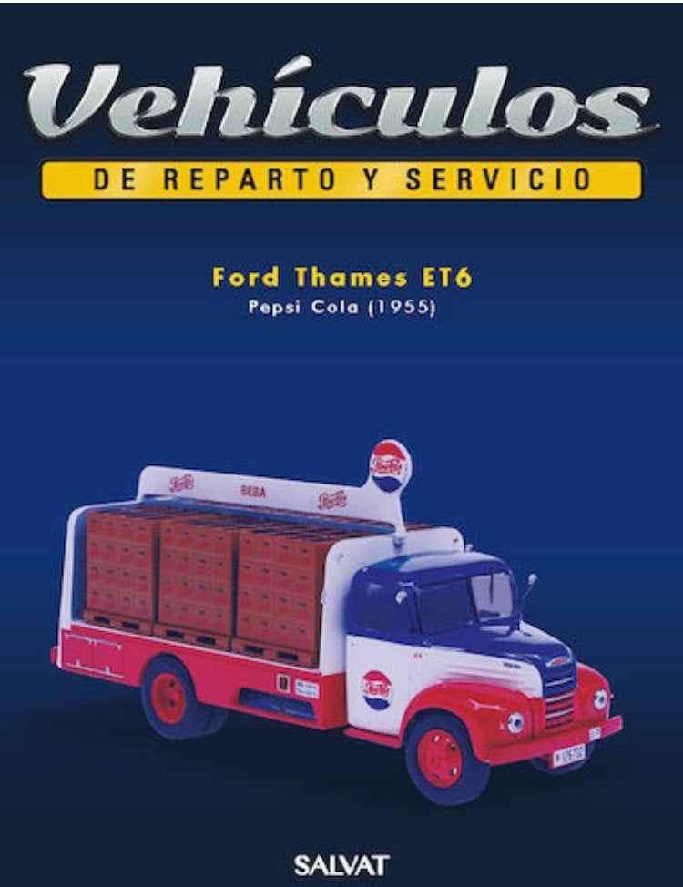 FORD Thames ET6 1955 PEPSI COLA 1/43 reparto / servicio # 33, Verzenden, Nieuw, Bus of Vrachtwagen, Overige merken