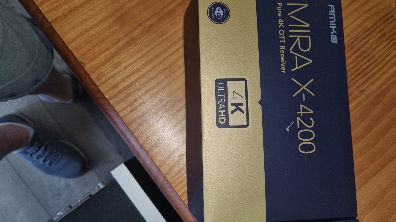 Amiko Mira X-4200 Linux IPTV Box 4K Ultra HD, Audio, Tv en Foto, Decoders en Harddiskrecorders, Ophalen of Verzenden, Zo goed als nieuw