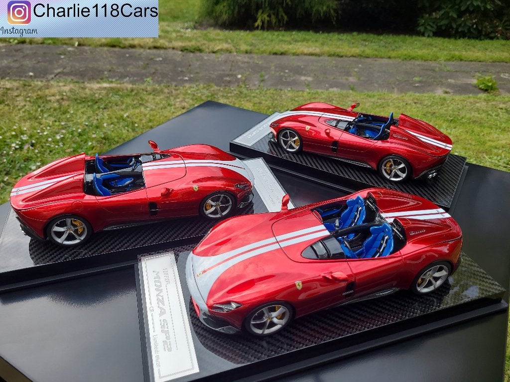 CE 1/18 Ferrari Monza SP2 – Rosso Fuoco, Ophalen of Verzenden, Nieuw, Overige merken