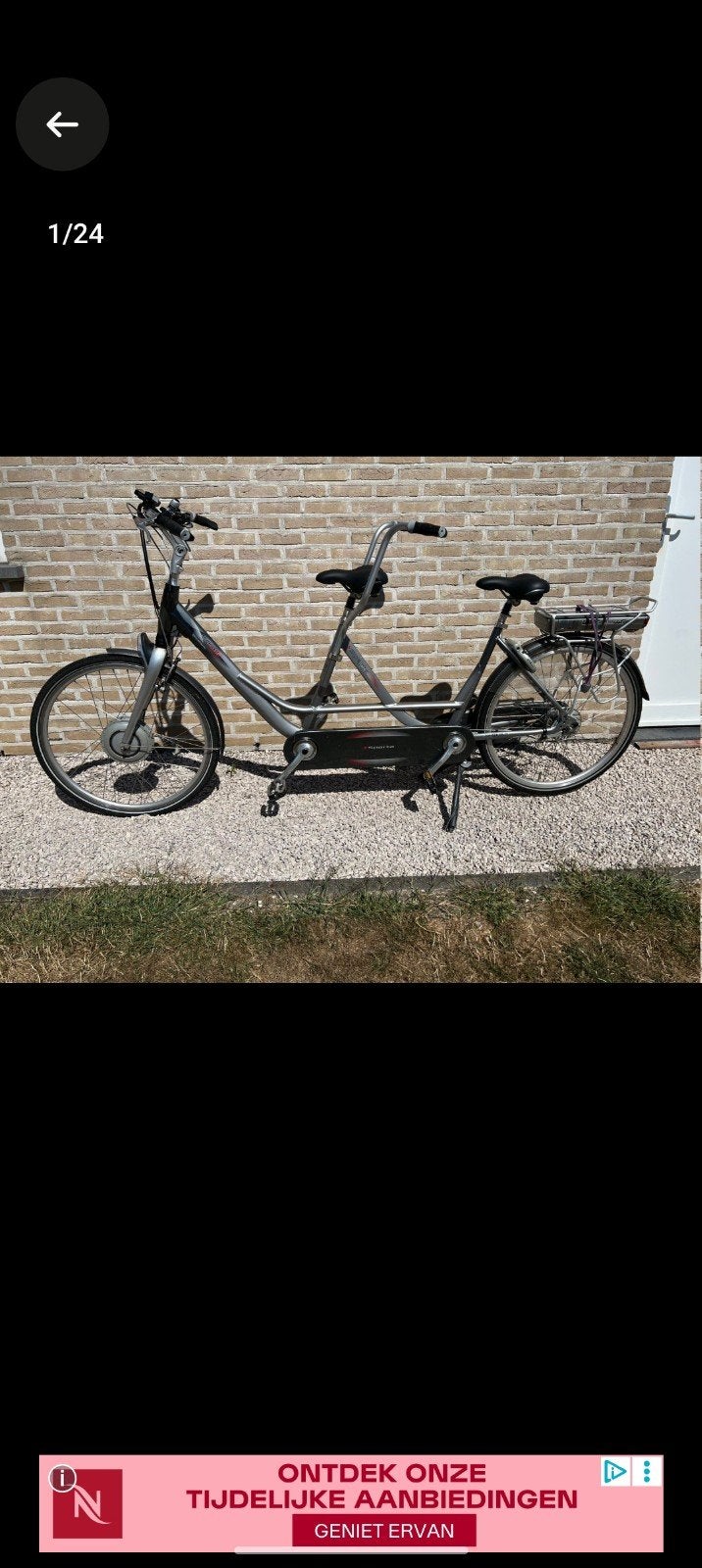 Sparta Double-E Tandem E-bike, Fietsen en Brommers, Ophalen of Verzenden, Gebruikt, Minder dan 10 versnellingen