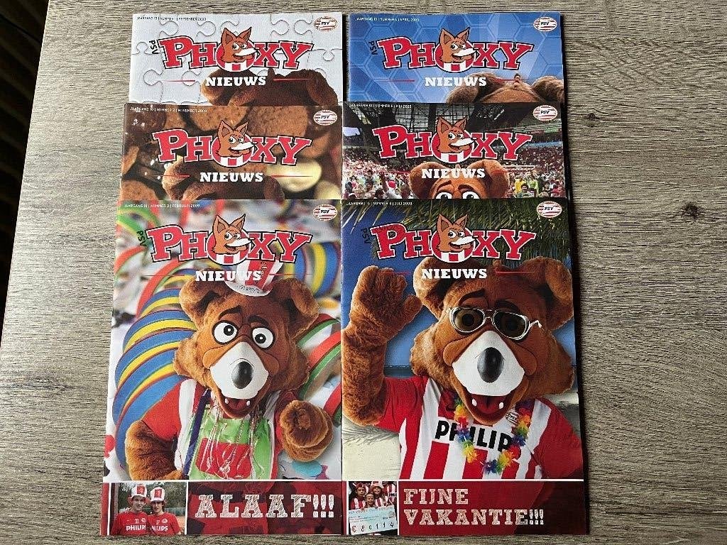 Jaargang 10 PSV Phoxy, Verzamelen, Ophalen of Verzenden, Gebruikt, PSV, Boek of Tijdschrift