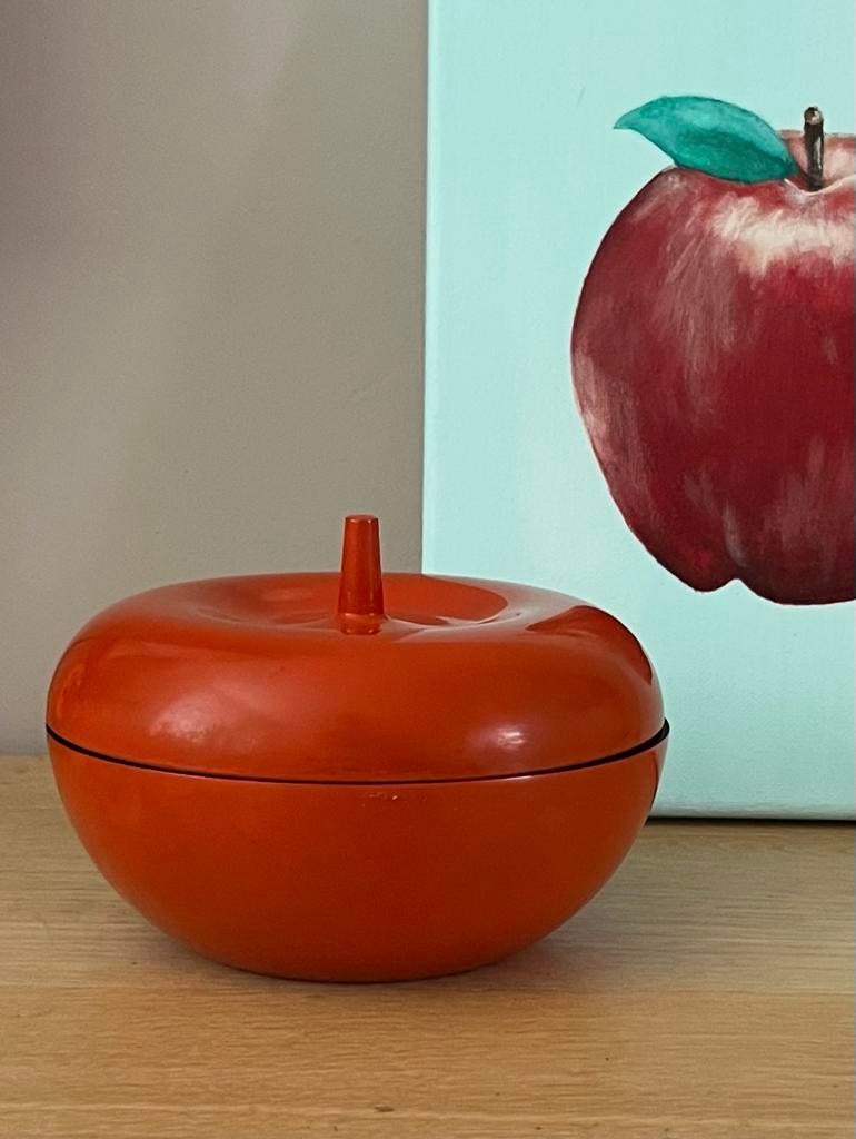 Vintage appel bewaar doosje Laurids Lonborg, Ophalen of Verzenden