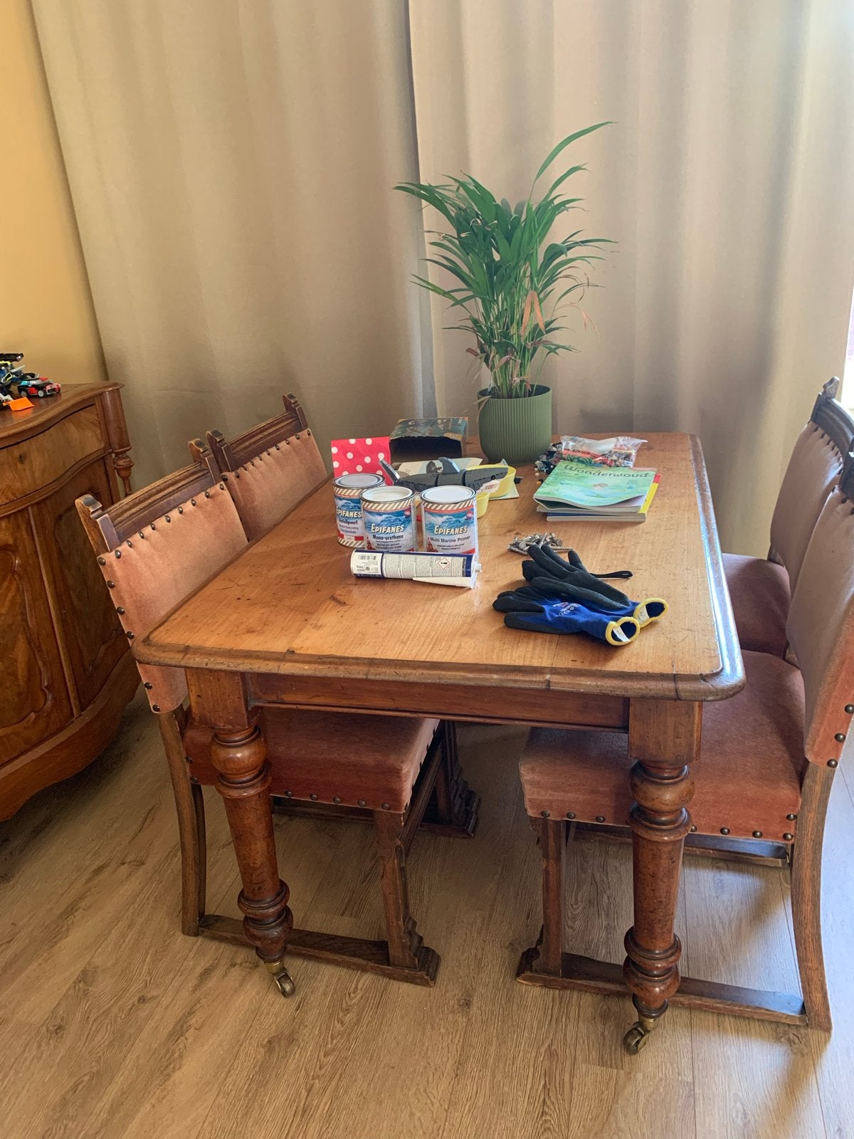Antieke eettafel, Antiek en Kunst, Ophalen