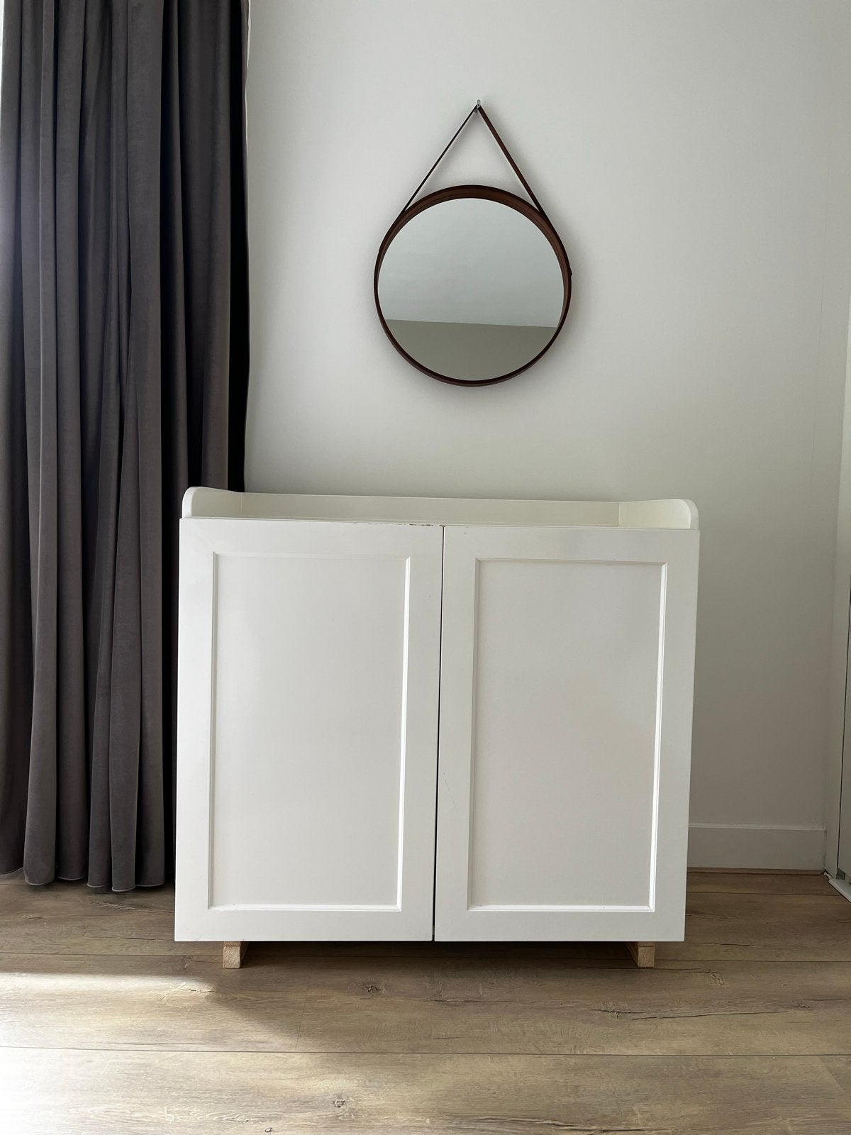 Witte commode, Ophalen, Gebruikt, 50 tot 70 cm, 100 cm of meer