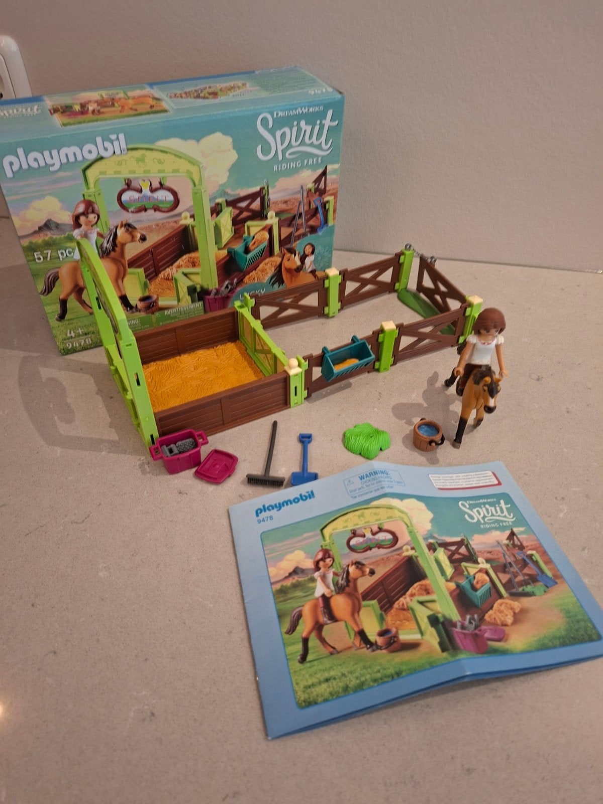 PLAYMOBIL Spirit Riding Free Lucky & Spirit Set 9478, Complete set, Overige typen, Ophalen of Verzenden, Zo goed als nieuw