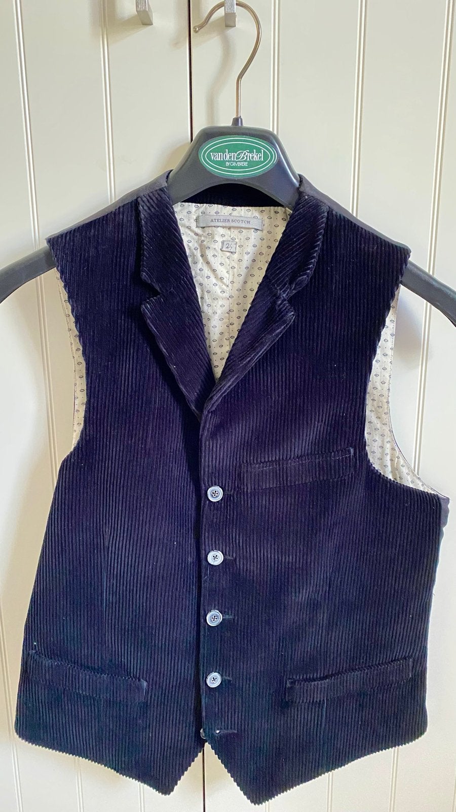 Atelier Scotch ribfluwelen gilet - Maat 46, Ophalen of Verzenden, Zo goed als nieuw