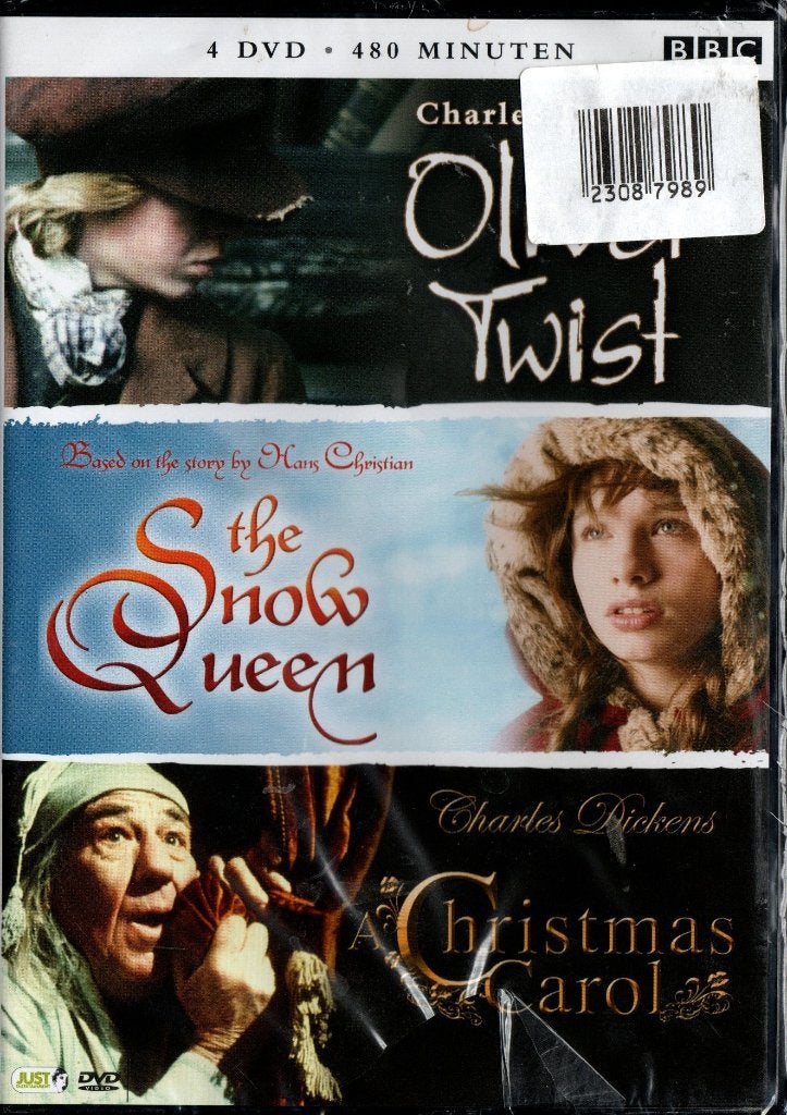 Oliver Twist, The Snow Queen & A Christmas Carol, Cd's en Dvd's, Alle leeftijden, Ophalen of Verzenden, Zo goed als nieuw