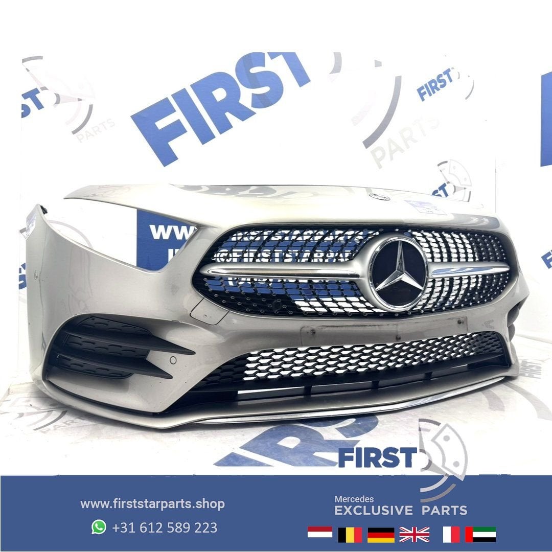 W177 BUMPER AMG LINE VOORBUMPER A KLASSE 2022 35 ZWART WIT G, Auto-onderdelen, Gebruikt, -, Voor, Ophalen of Verzenden