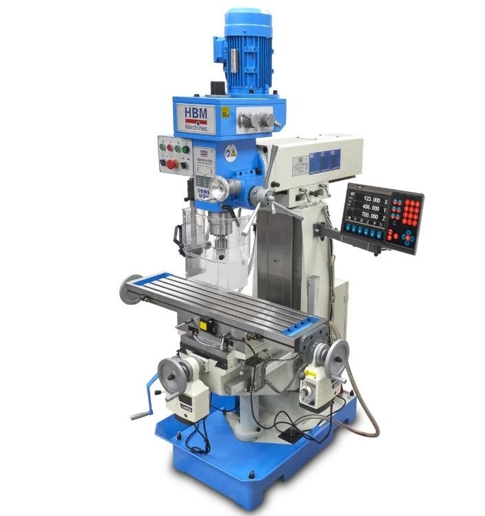 HBM freesmachine BF 60 DRO, Ophalen, Overige soorten, Zo goed als nieuw, HBM Machines