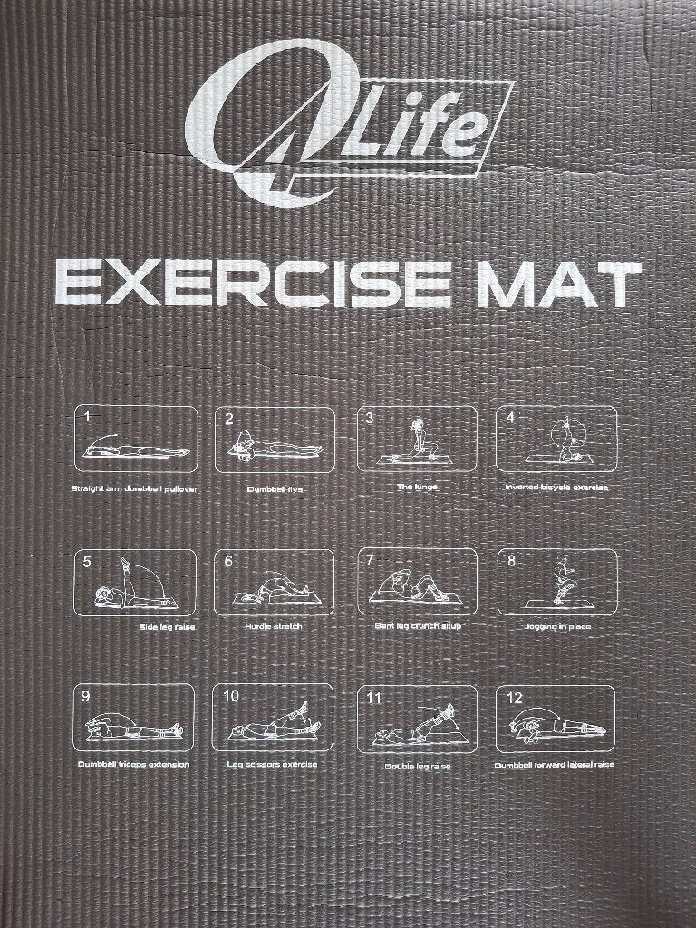 Yoga sportmat zwart 2stuks, Ophalen of Verzenden, Zo goed als nieuw, Yogamat