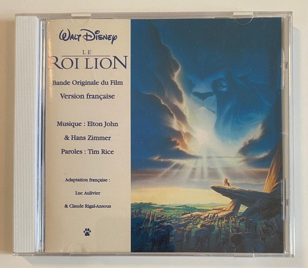 Le Roi Lion (The Lion King Franse Versie) 1994 France, CD), Cd's en Dvd's, Cd's | Filmmuziek en Soundtracks, Film en Theater, Gebruikt