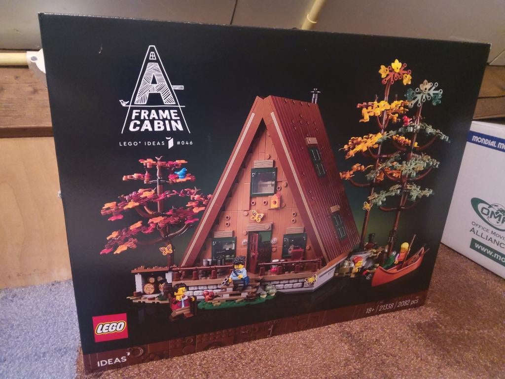 LEGO A-Frame Cabin 21338, Nieuw, Ophalen of Verzenden, Ideas, Complete set