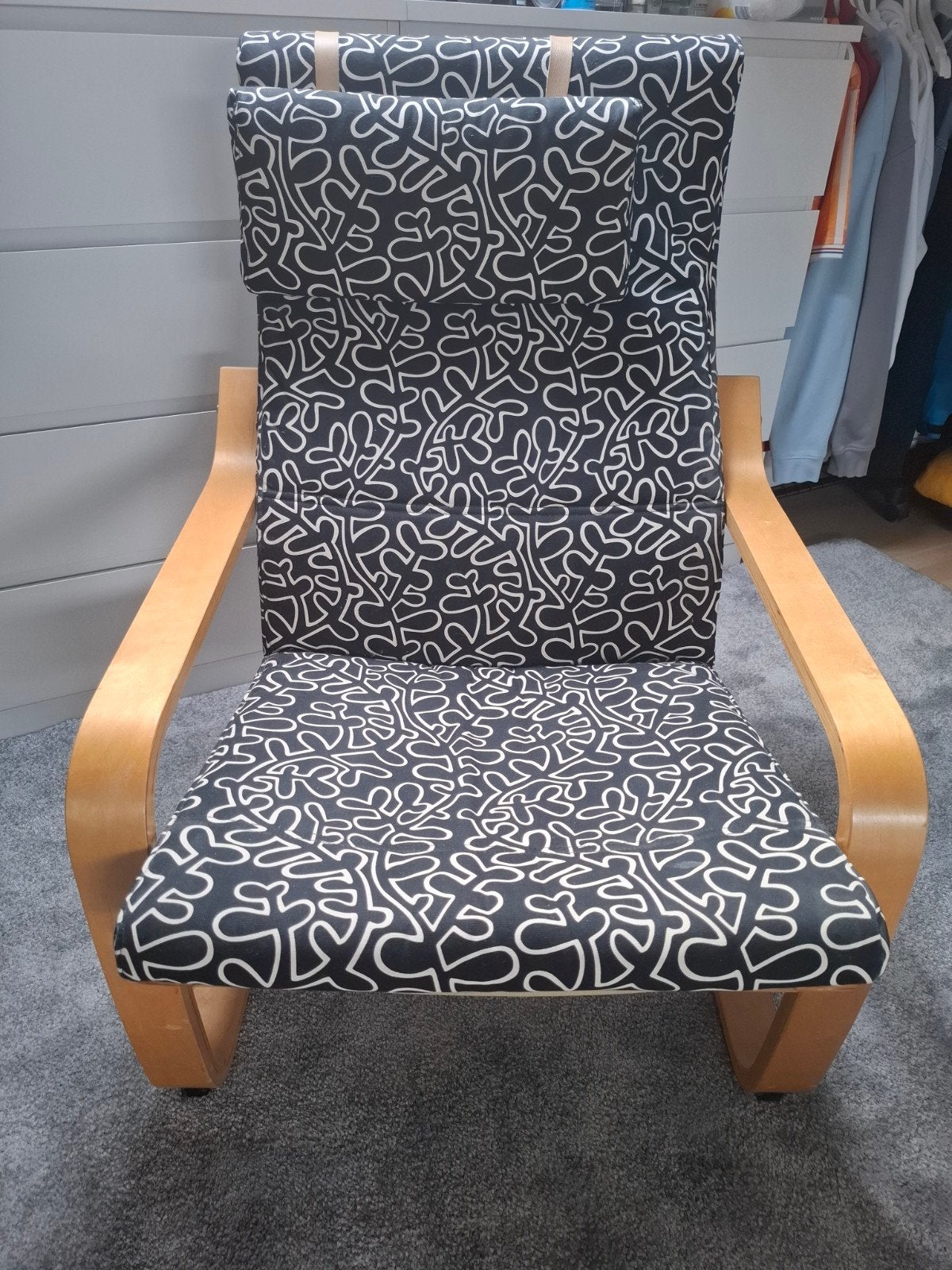 ikea poang stoel, Ophalen, Wit, Eén