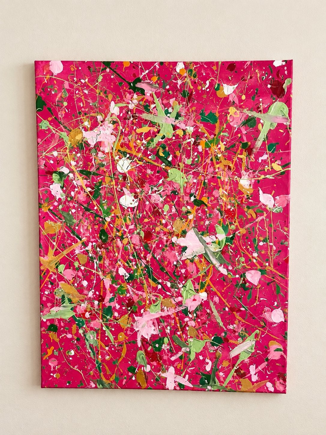 Uniek handgemaakt abstract schilderij – kleurrijk kunstwerk, Ophalen of Verzenden