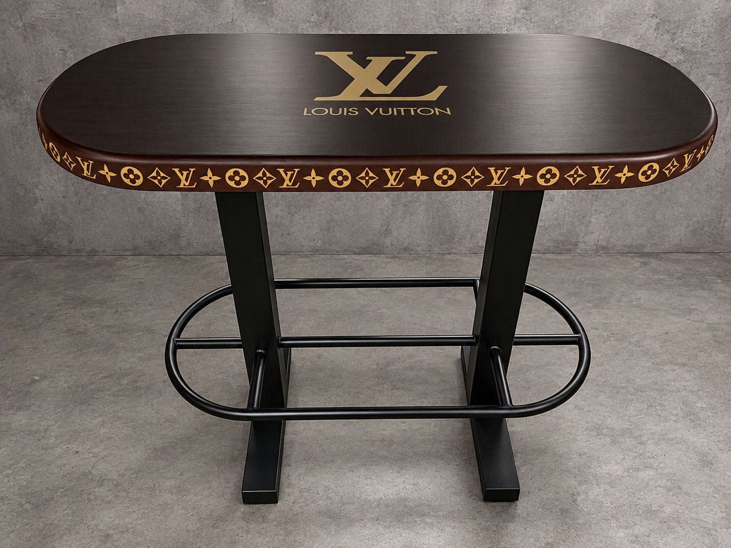 Unieke Luxe Louis Vuitton Bartafel Statafel LV Luxury Chique, Ophalen, Zo goed als nieuw