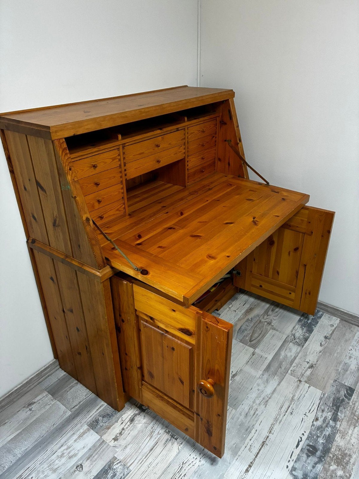 Vintage look secretaire, Huis en Inrichting, Kasten | Secretaires, Ophalen, Gebruikt, Vintage