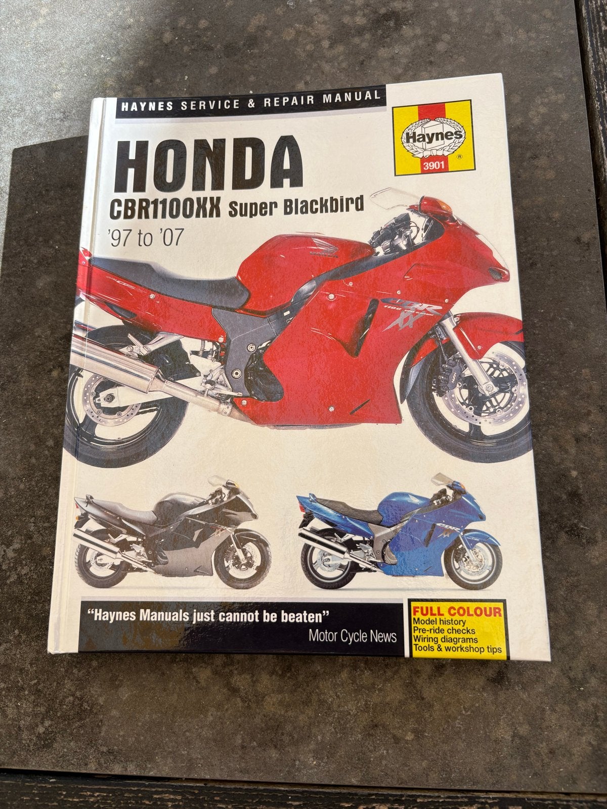 Haynes Werkplaatshandboek Honda CBR1100XX Super Blackbird, Motoren, Handleidingen en Instructieboekjes, Ophalen of Verzenden, Honda