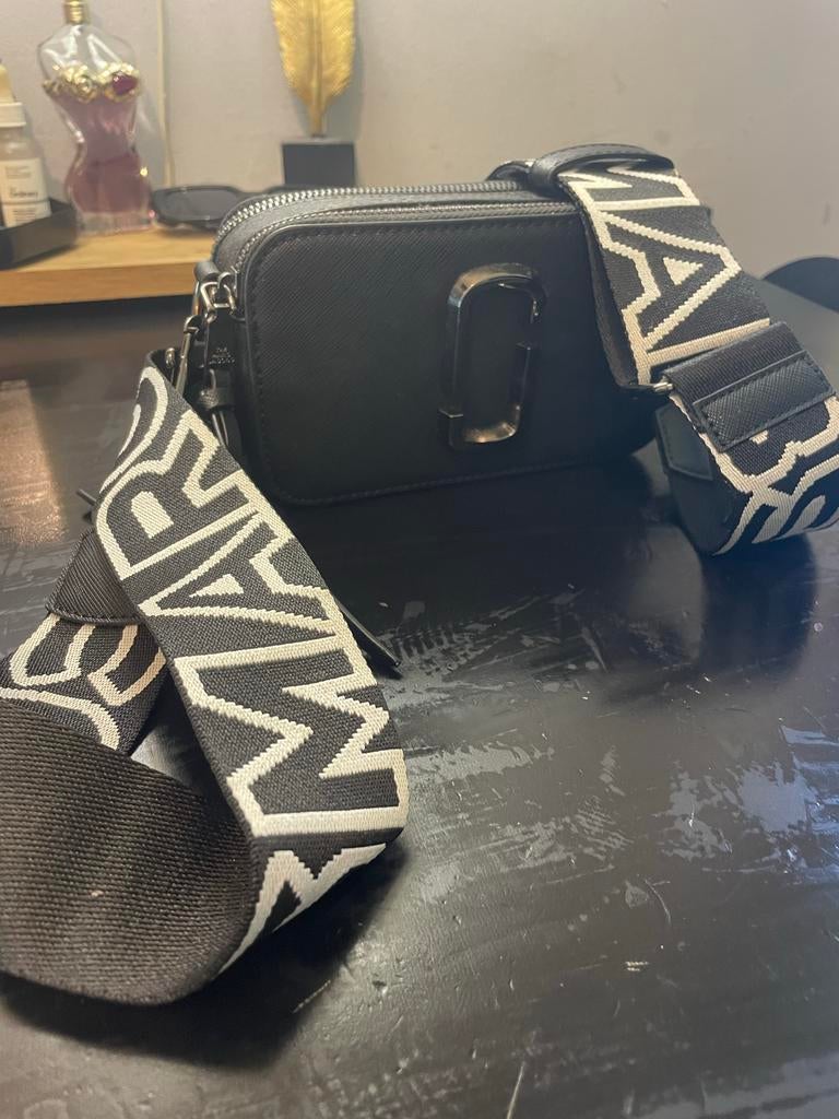 Marc Jacobs The Snapshot Crossbody Tas Zwart, Ophalen of Verzenden, Zo goed als nieuw