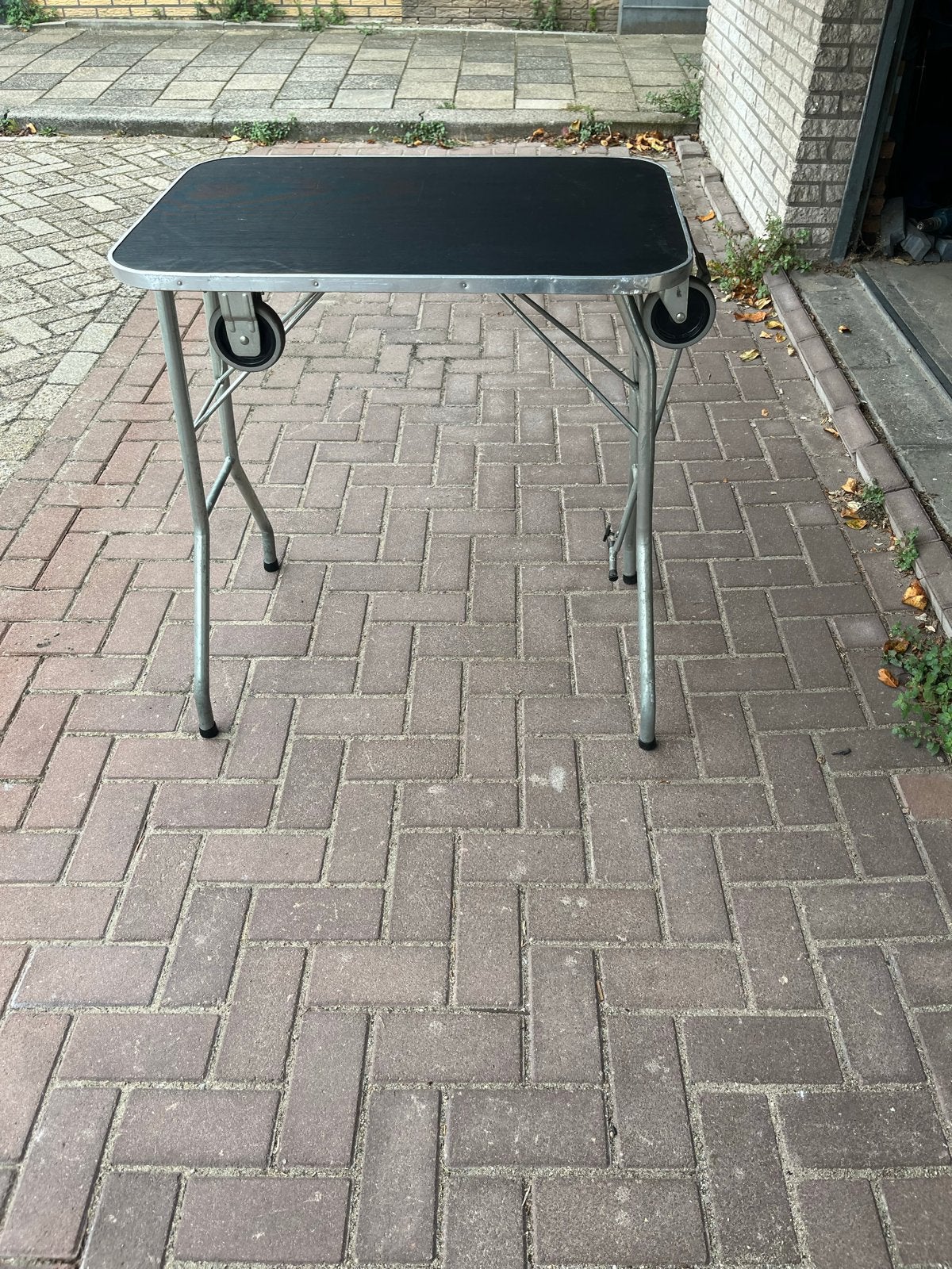 Opvouwbare trimtafel met wielen, Dieren en Toebehoren, Ophalen, Gebruikt