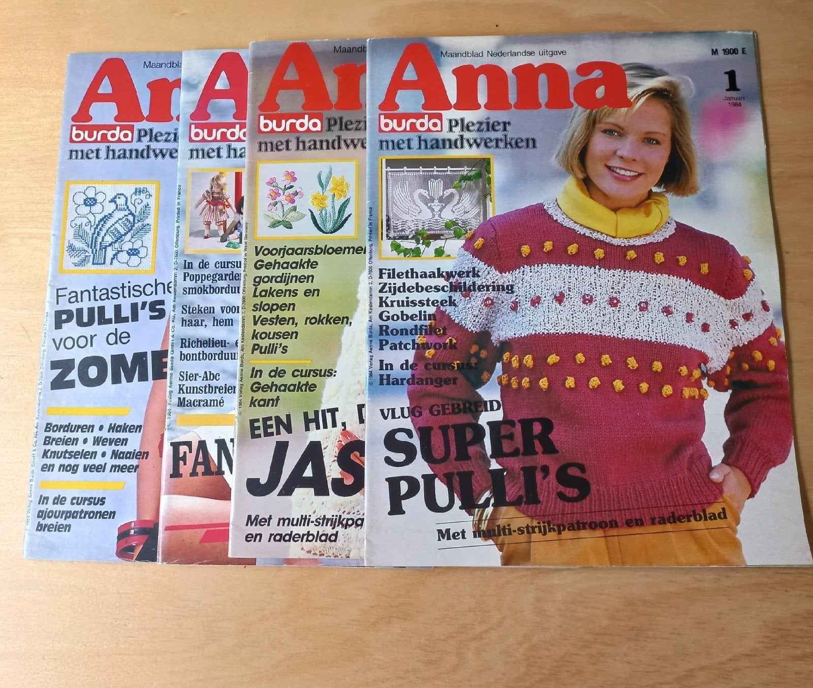 4 Anna maandblad nr.1,2,4 en 6 uit 1984, Ophalen of Verzenden, Gelezen