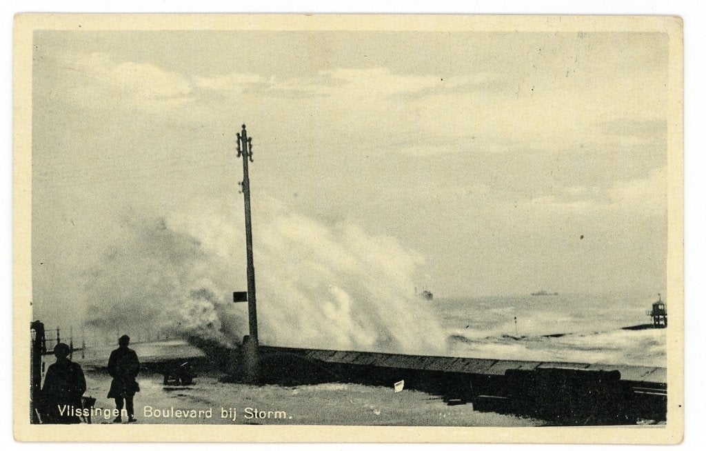 Vlissingen, Verzenden, 1920 tot 1940, Gelopen, Zeeland