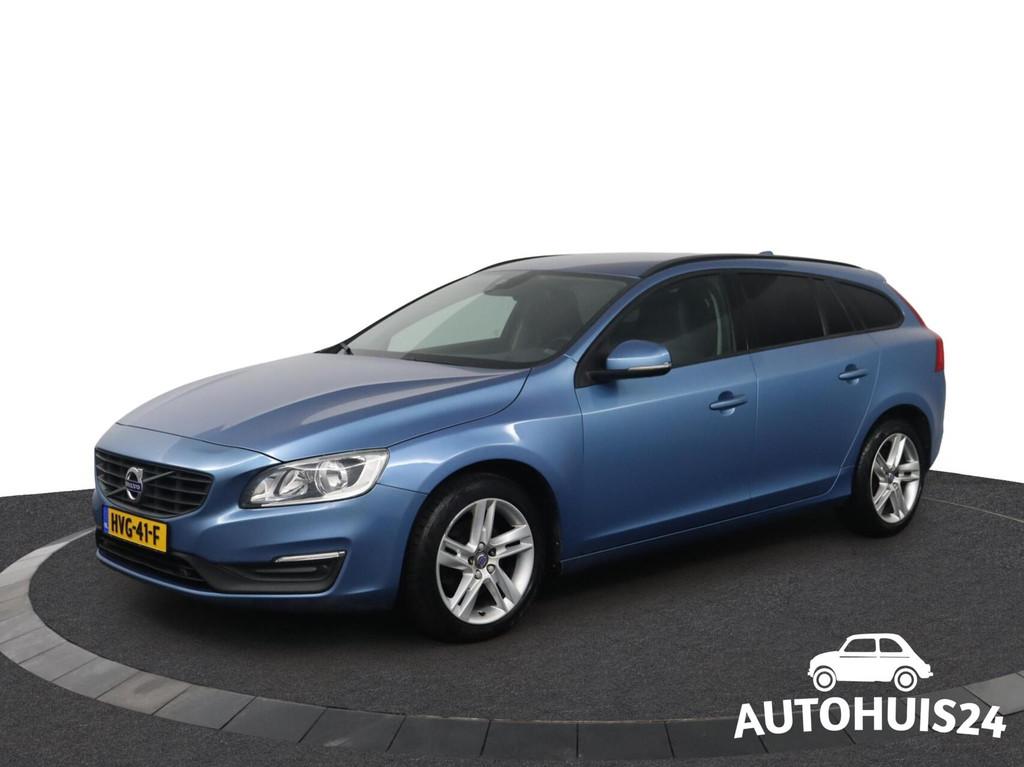 Volvo V60 2.0 T3 Momentum 2016|153pk|Navi|PDC v/a|1e eigenaa, Stof, Gebruikt, 4 cilinders, Blauw