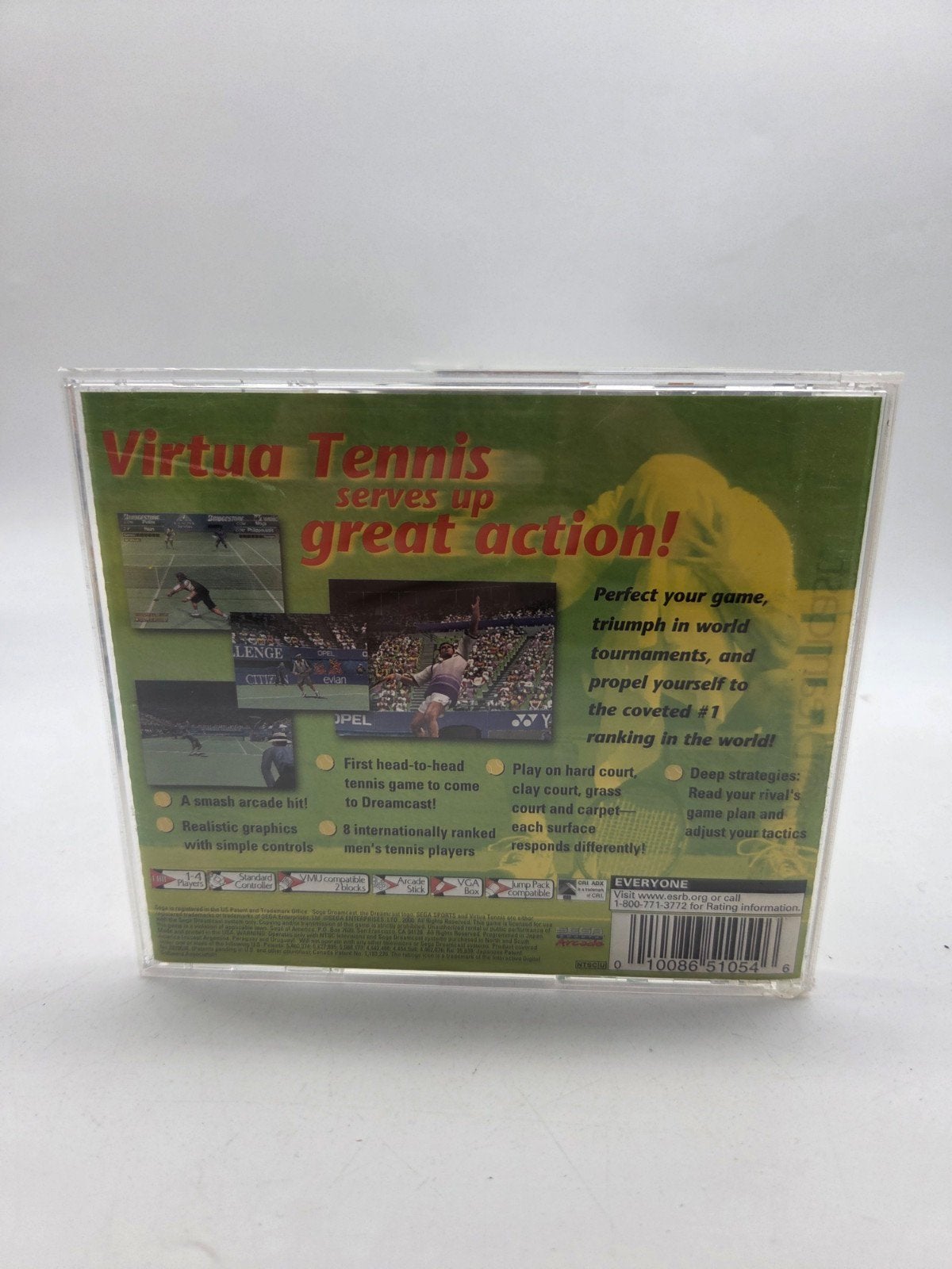 Virtua Tennis voor Sega Dreamcast - Klassieke Tennisgame, Spelcomputers en Games, Games | Sega, Gebruikt, SEGA Corporation, 2 spelers