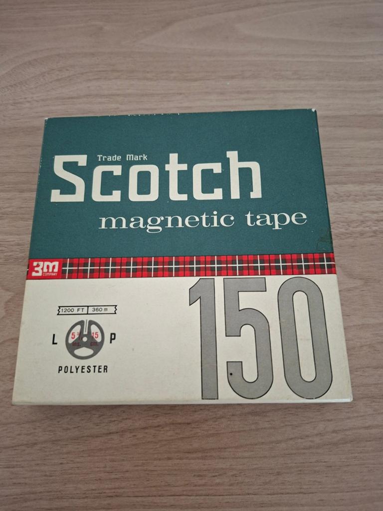 Vintage 3M Scotch 150 magneetband voor bandrecorders, Ophalen of Verzenden, Onderdeel
